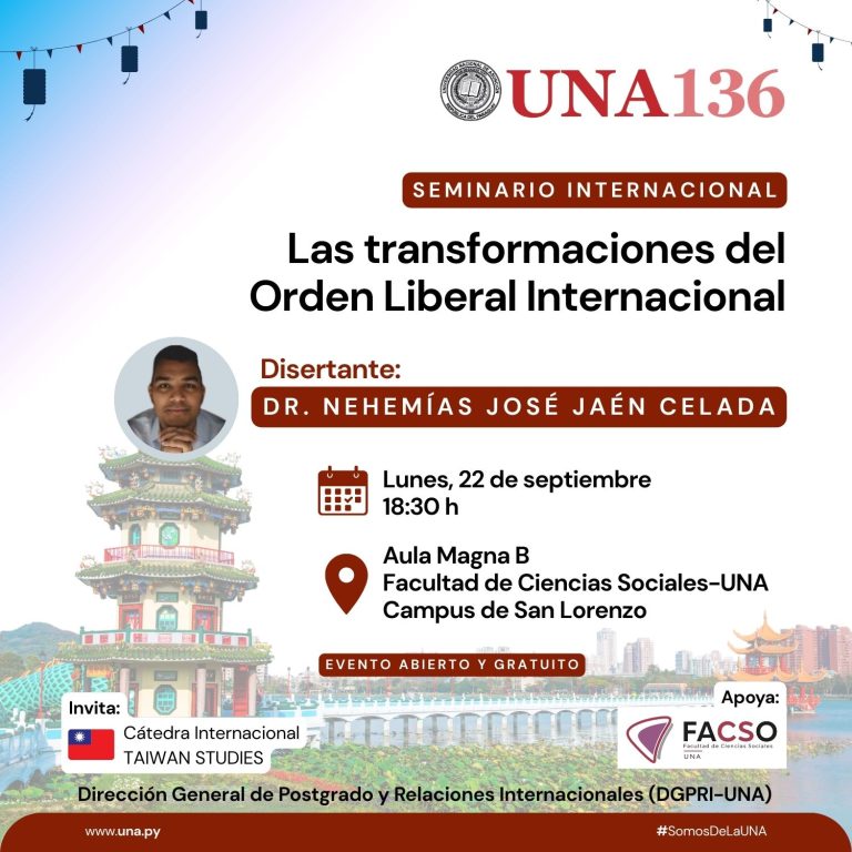 Seminario internacional abordó las transformaciones del orden liberal internacional